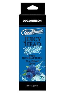 GoodHead Juicy Head Dry Mouth Spray - Sour Blue Raspberry 2oz