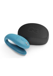 We-Vibe Sync Go App Control Rechargeable Silicone Couples Vibrator - Turquoise