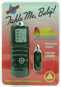 Tickle Me Baby with 4 Hyper Speeds and Remote - Black
