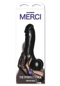 Merci The Perfect Cock with Removal Vac-U-Lock Suction Cup 10.5in - Black