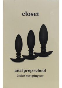 Anal Prep School Butt Plug Set