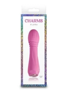 Charms Flora Rechargeable Silicone Mini Vibrator - Pink