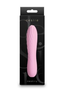 Desire Destiny Rechargeable Silicone Vibrator - Pink