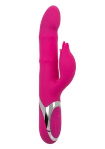 Enchanted Embrace Rechargeable Silicone Rabbit Vibrator - Pink