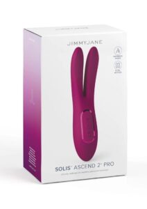 JimmyJane Solis Ascend 2 Pro Rechargeable Silicone Warming Vibrator - Purple