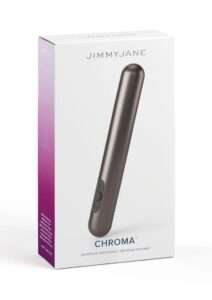 JimmyJane Chroma Metal Rechargeable Vibrator 5.5In - Grey