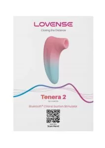 Tenera 2 Rechargeable Silicone Clitoral Suction Stimulator - Pink/Blue