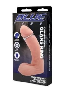 Blue Line Glans Ring 33mm -Stainless Steel