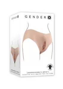 Gender X Undergarments Briefs with Silicone Vagina - Vanilla