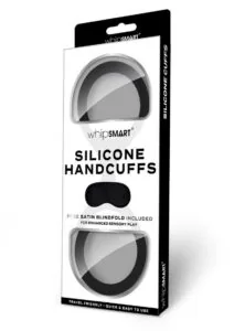 WhipSmart Quickie Cuffs with Eye Mask - Small - Black
