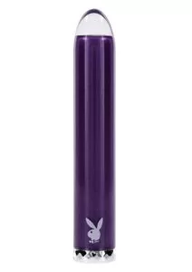 Playboy Amethyst Rechargeable Silicone Vibrator - Purple
