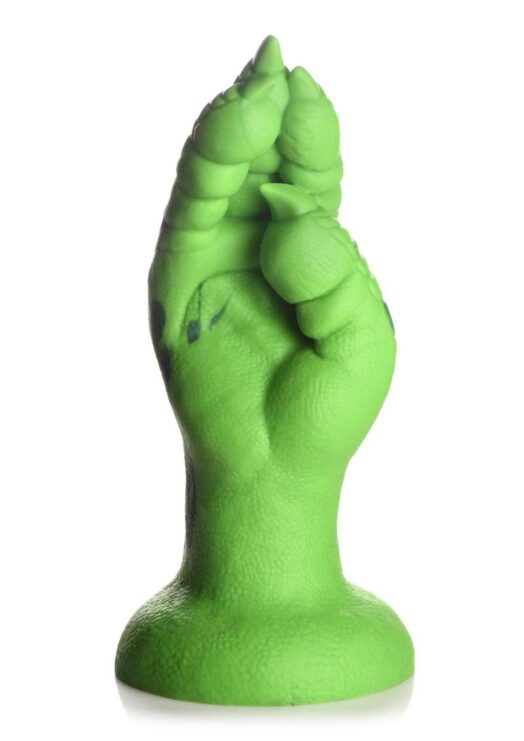 Creature Cocks Raptor Claw Fisting Silicone Dildo - Green