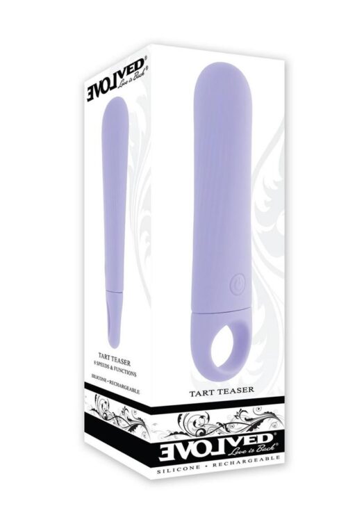 Tart Teaser Rechargeable Silicone Bullet Wedge - Purple