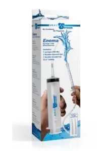 CleanStream Enema Syringe with Attachments - Clear