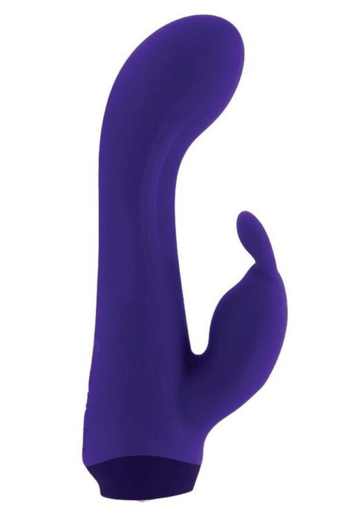 Selopa Plum Job Rechargeable Silicone Rabbit Vibrator - Purple