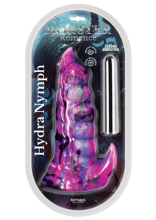 Monster Romance Hydra Nymph Rechargeable Silicone Dong - Magenta/Lavender