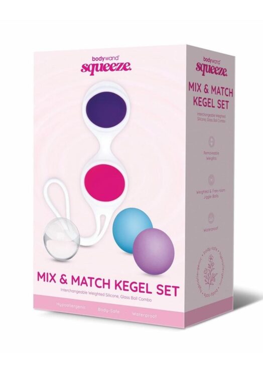 Bodywand Squeeze Mix and Match Kegal Silicone Weighted Set 15-74G