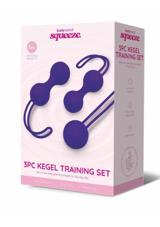 Bodywand Squeeze Silicone Kegal Training Set 37-65G (3 Piece)