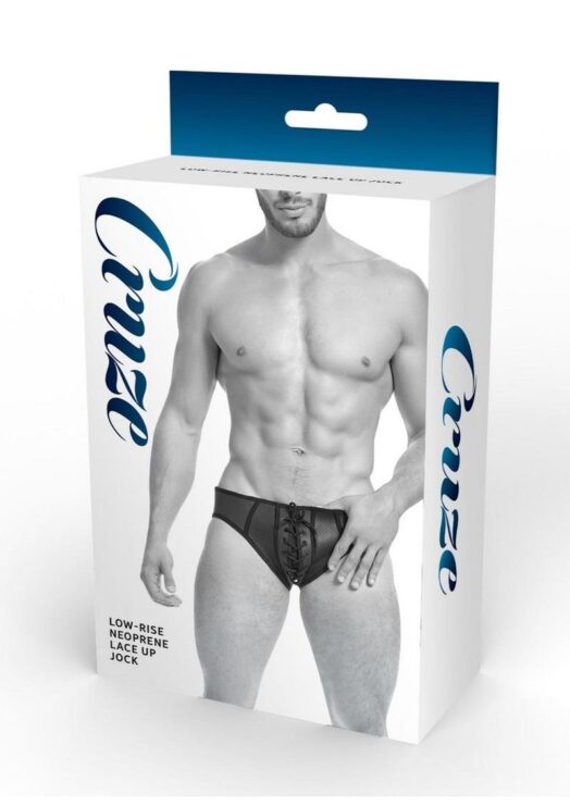 Cruze Kick-Off Lace Up Brief - Small/Medium - Black