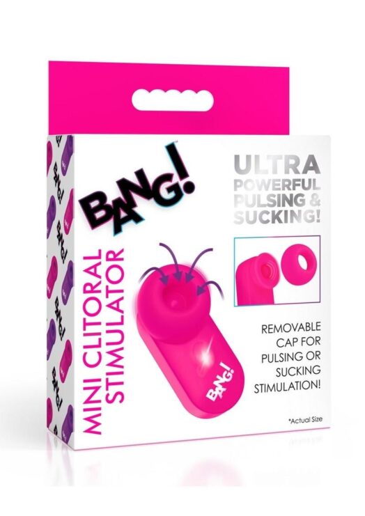 Bang! Mini Clitoral Silicone Rechargeable Stimulator - Pink