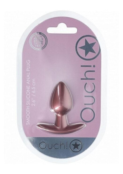 Ouch! Anal Plug Silicone - Small - Rose Gold