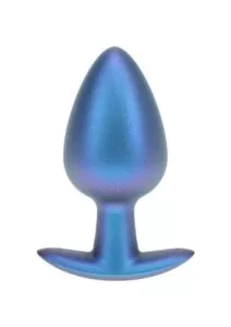 Ouch! Anal Plug Silicone - Large - Metallic Blue