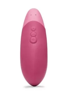 Womanizer Vibe Rechargeable Silicone Clitoral Vibrator - Dusky Pink