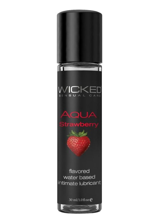 Wicked Aqua Strawberry Lube 1oz