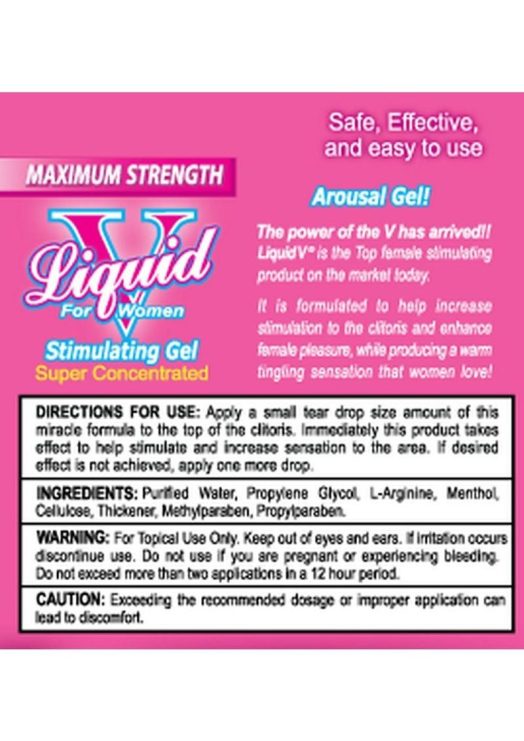 Liquid V Stimulating Gel For Women 3 Pack - Image 2