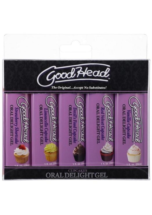 GoodHead Oral Delight Gel Cupcakes (5 Pack) 1oz