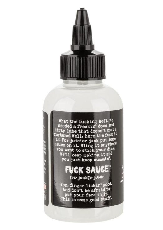 Fuck Sauce Cum Unscented Hybrid Lubricant 8oz - Image 2