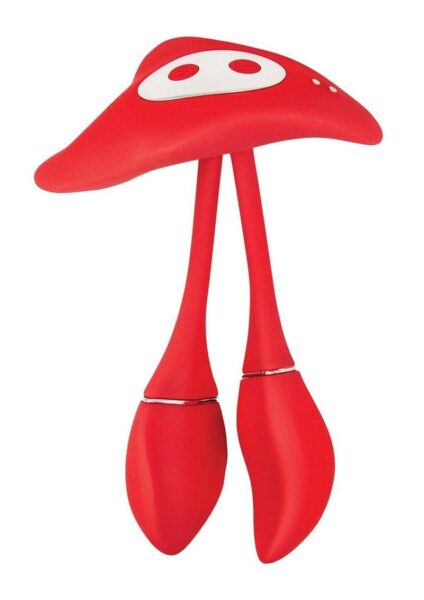 The Beat Intimate Ero-Vibe Rechargeable Silicone Vibrator - Red