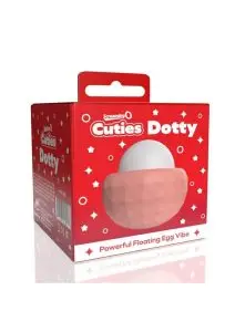 Screaming O Cuties Dotty Rechargeable Silicone Egg Vibrator - Dusty Rose