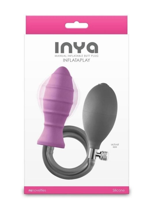 Inya InflataPlay Silicone Inflatable Anal Plug - Pink