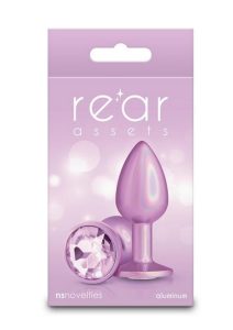 Rear Assets Anal Plug - Small - Iridescent Pink