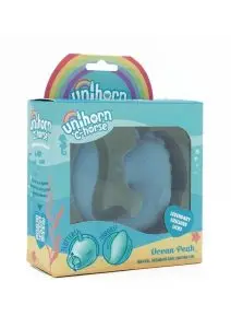 Unihorn Ocean Peak C Horse Rechargeable Silicone Vibrator - Blue