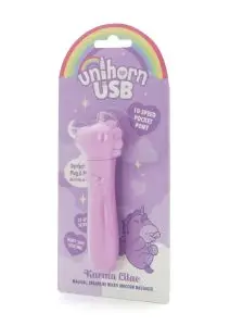 Unihorn Karma Lilac Rechargeable Silicone USB Bullet - Lavender