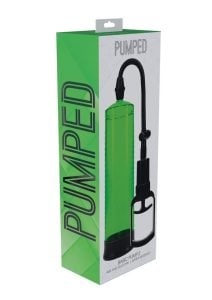 Pumped Basic Pump 2 Water Resistant Silicone Penis Pump - Green