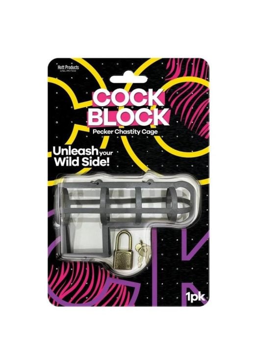 Cock Block Chastity Cage - Gray