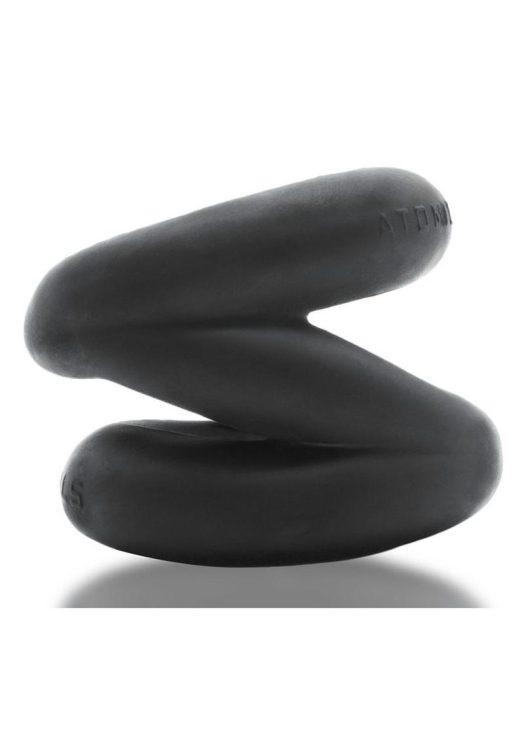 Oxballs Atomic Jock Z-Balls Cock Ring and Ball Stretcher Night Edition - Black