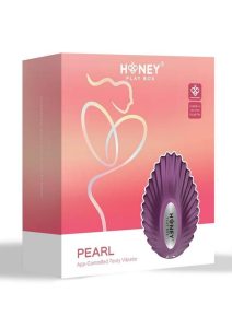 Pearl App-Controlled Magnetic Rechargeable Silicone Panty Vibrator - Light Purple