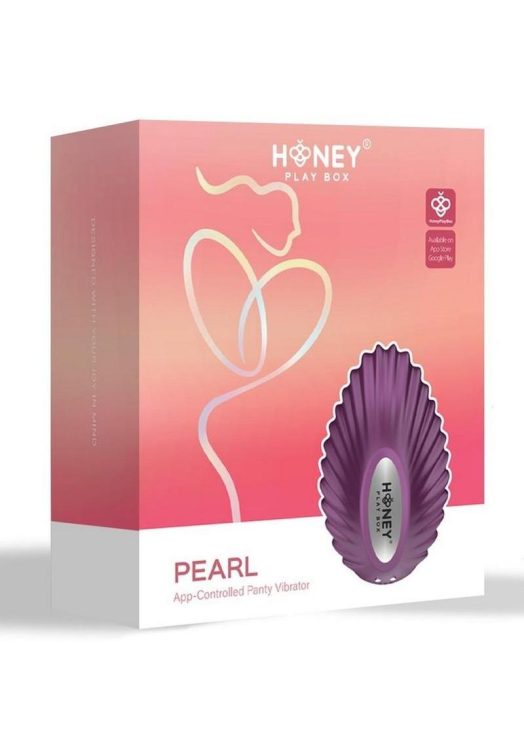 Pearl App-Controlled Magnetic Rechargeable Silicone Panty Vibrator - Light Purple