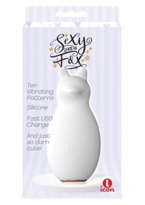 Buzzy Buddy Sexy Like A Fox Rechargeable Silicone Clitoral Stimulator - White